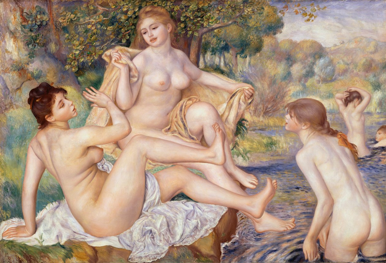 Büyük Yıkananlar by Pierre Auguste Renoir