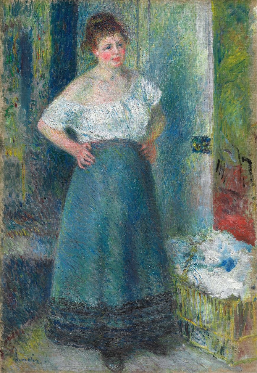 Çamaşırcı by Pierre Auguste Renoir