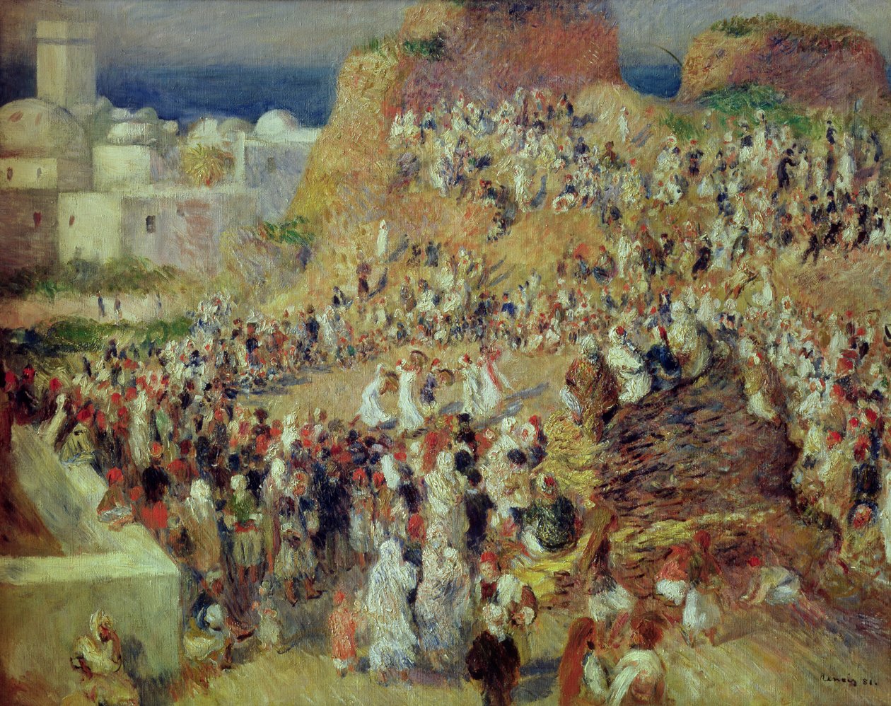 Cami veya Arap Festivali, 1881 by Pierre Auguste Renoir