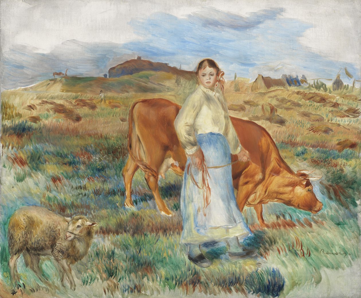 ದಿ ರಿಟರ್ನ್ ಫ್ರಮ್ ದಿ ಫೀಲ್ಡ್ಸ್, 1886 ಟರ್ಕ್ by Pierre Auguste Renoir