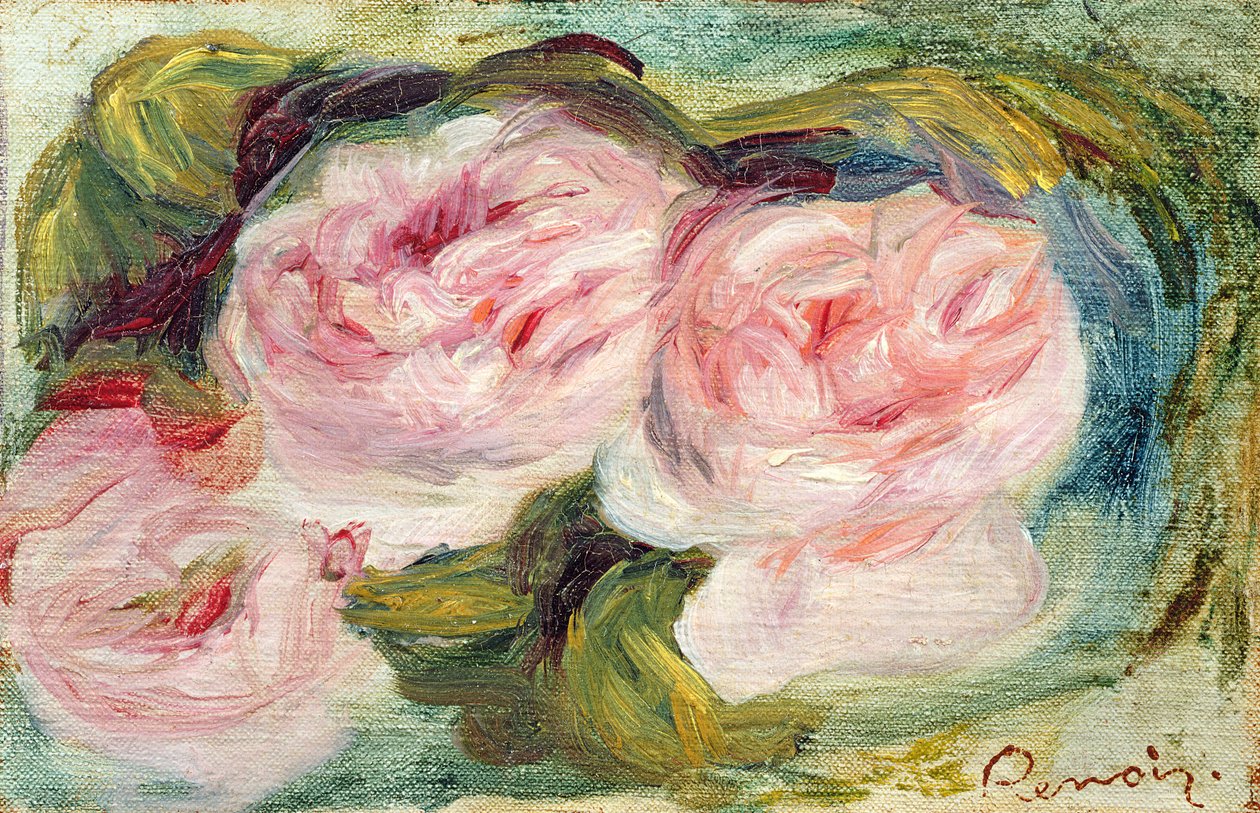 Üç Gül by Pierre Auguste Renoir