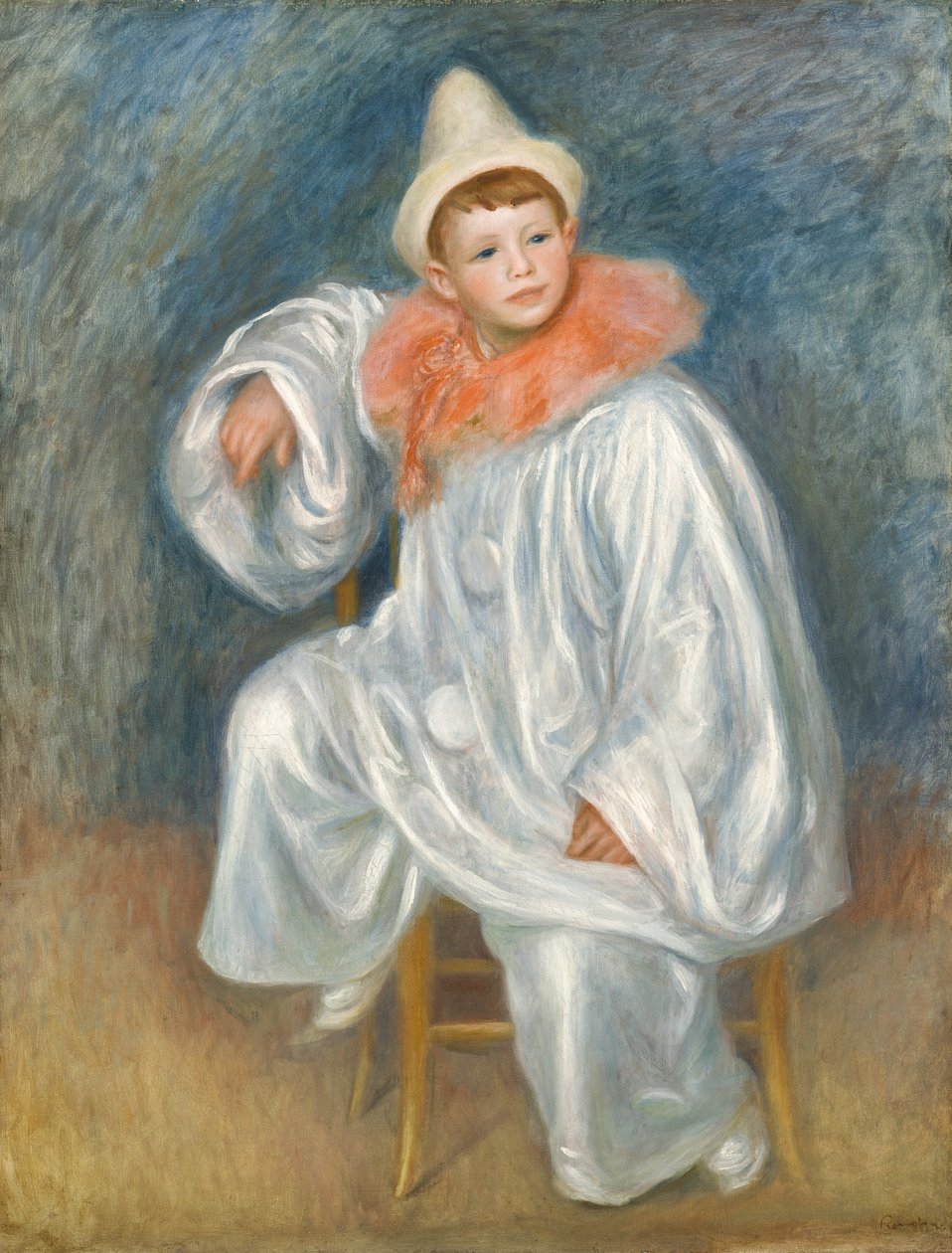 Beyaz Pierrot, 190102 by Pierre Auguste Renoir