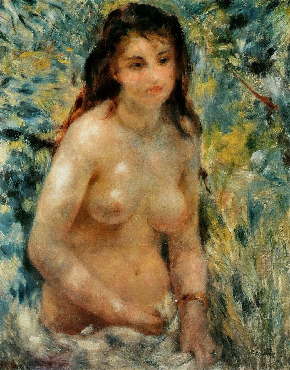 Gövde, güneş etkisi by Pierre Auguste Renoir
