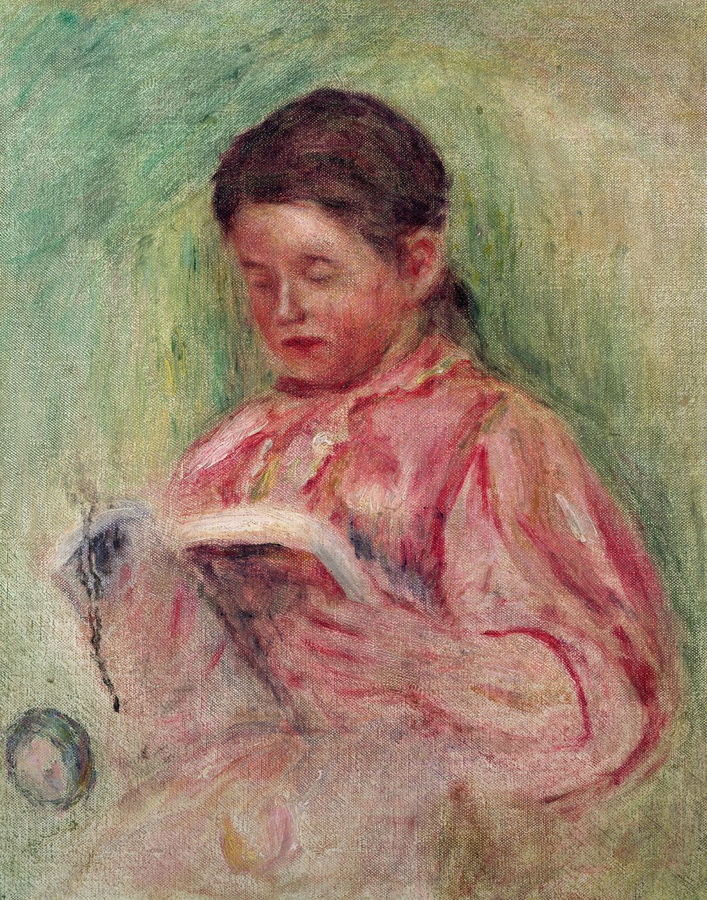 kadın okuma by Pierre Auguste Renoir
