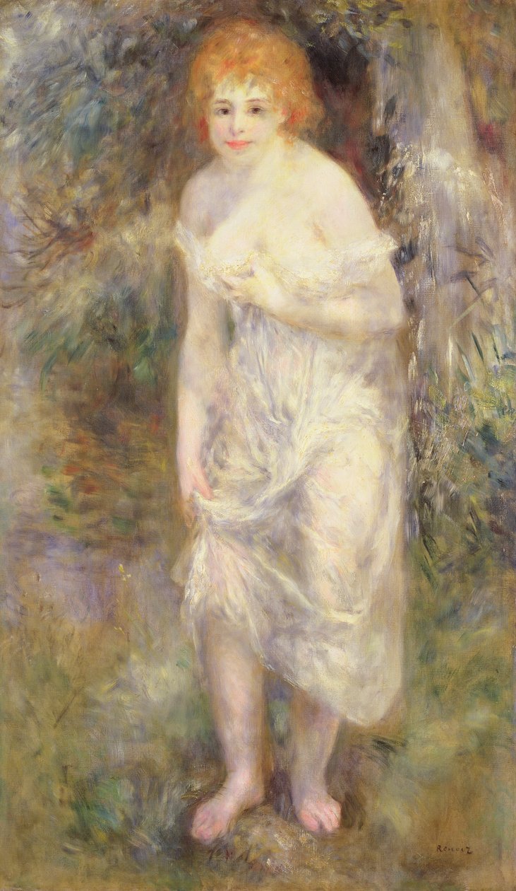İlkbaharda Kadın, 1874 dolayları by Pierre Auguste Renoir