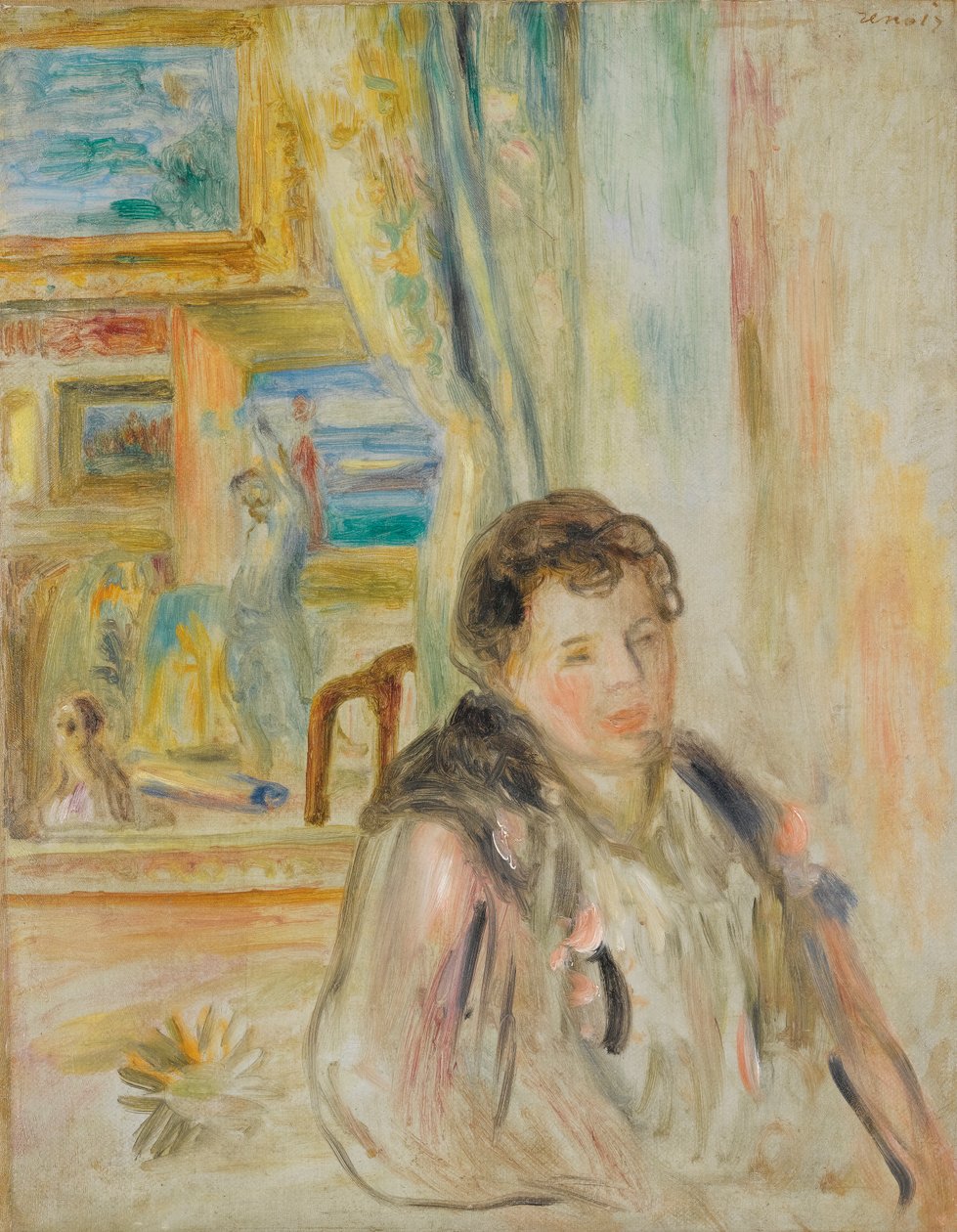 Kadın bir iç by Pierre Auguste Renoir