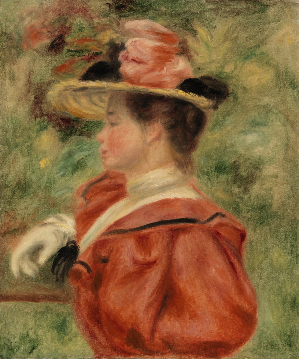 Eldivenli Kadın (Femme au gant) by Pierre Auguste Renoir