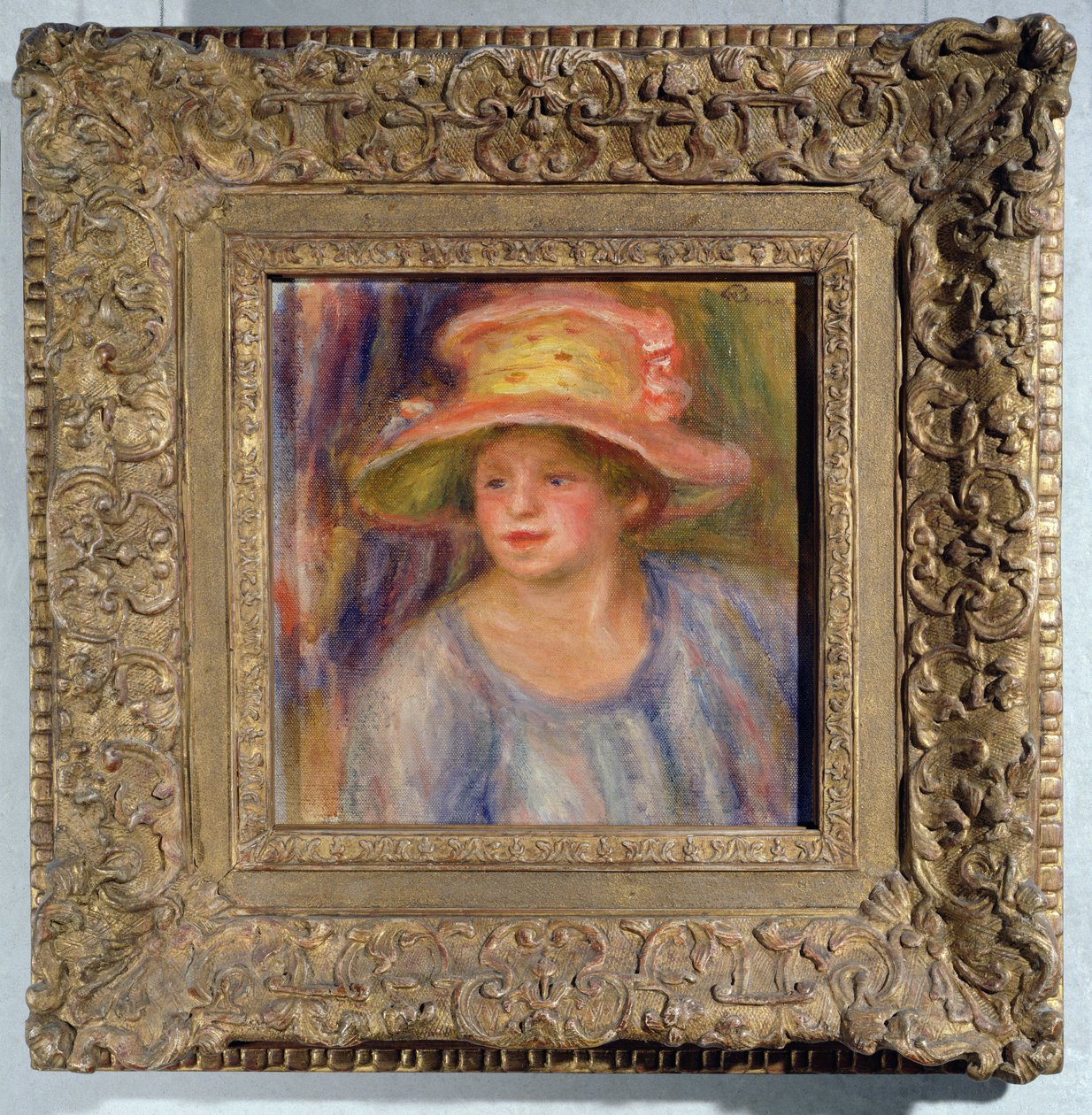Şapkalı kadın, c.1915-19 by Pierre Auguste Renoir