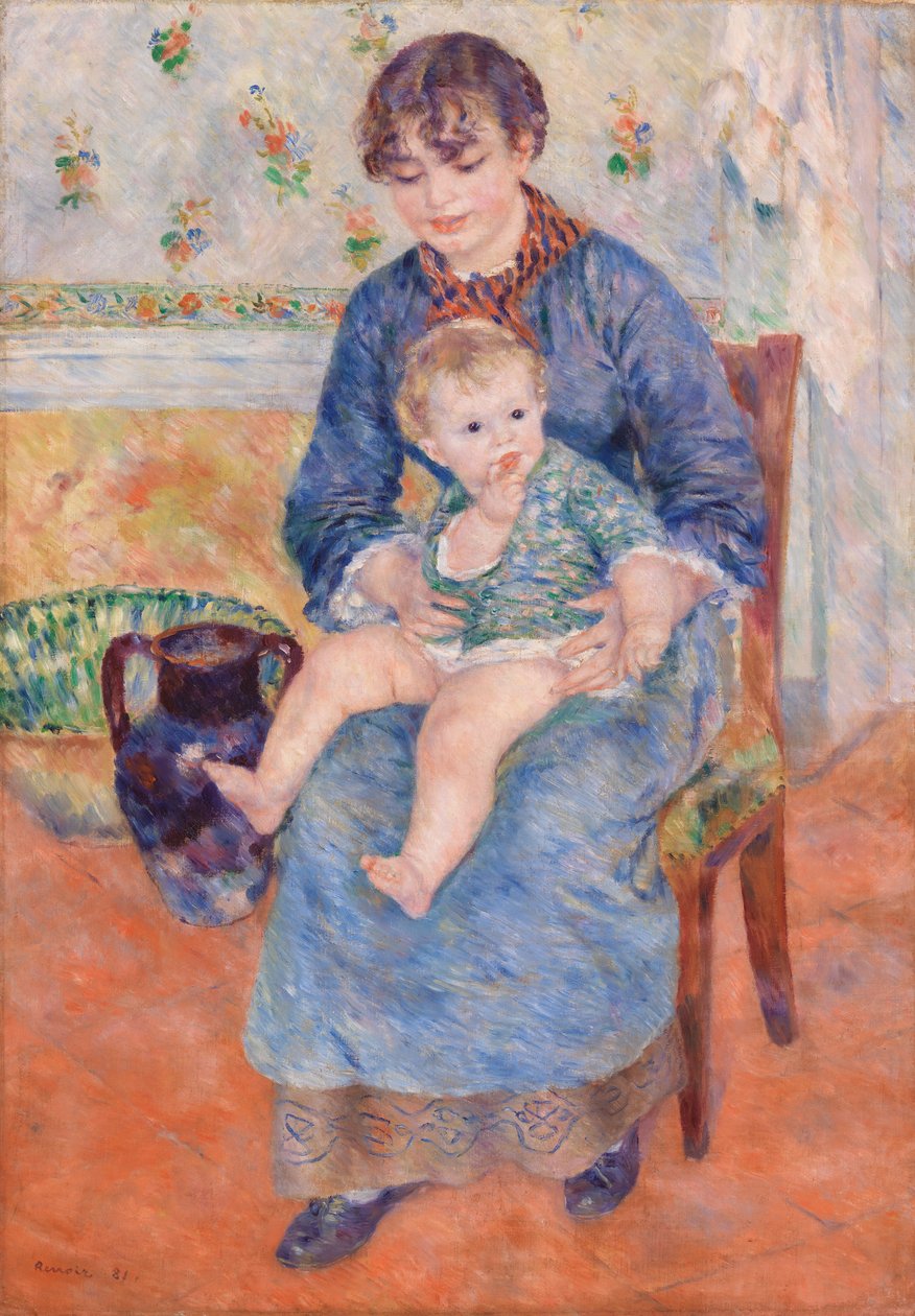Vettvangur frá orrustunni við Solferino: slagsmál í kirkjugarðinum by Pierre Auguste Renoir