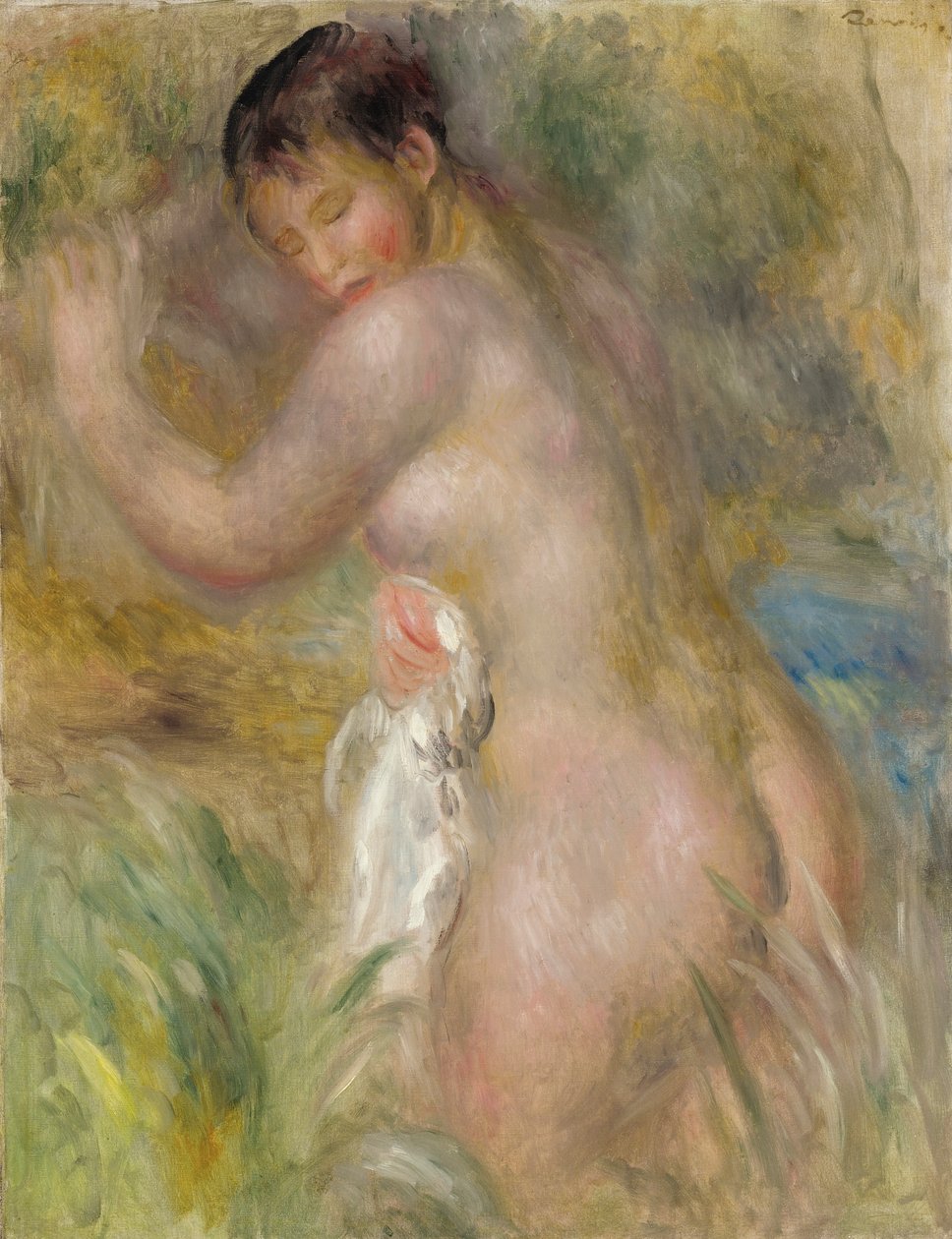 yüzücü by Pierre Auguste Renoir