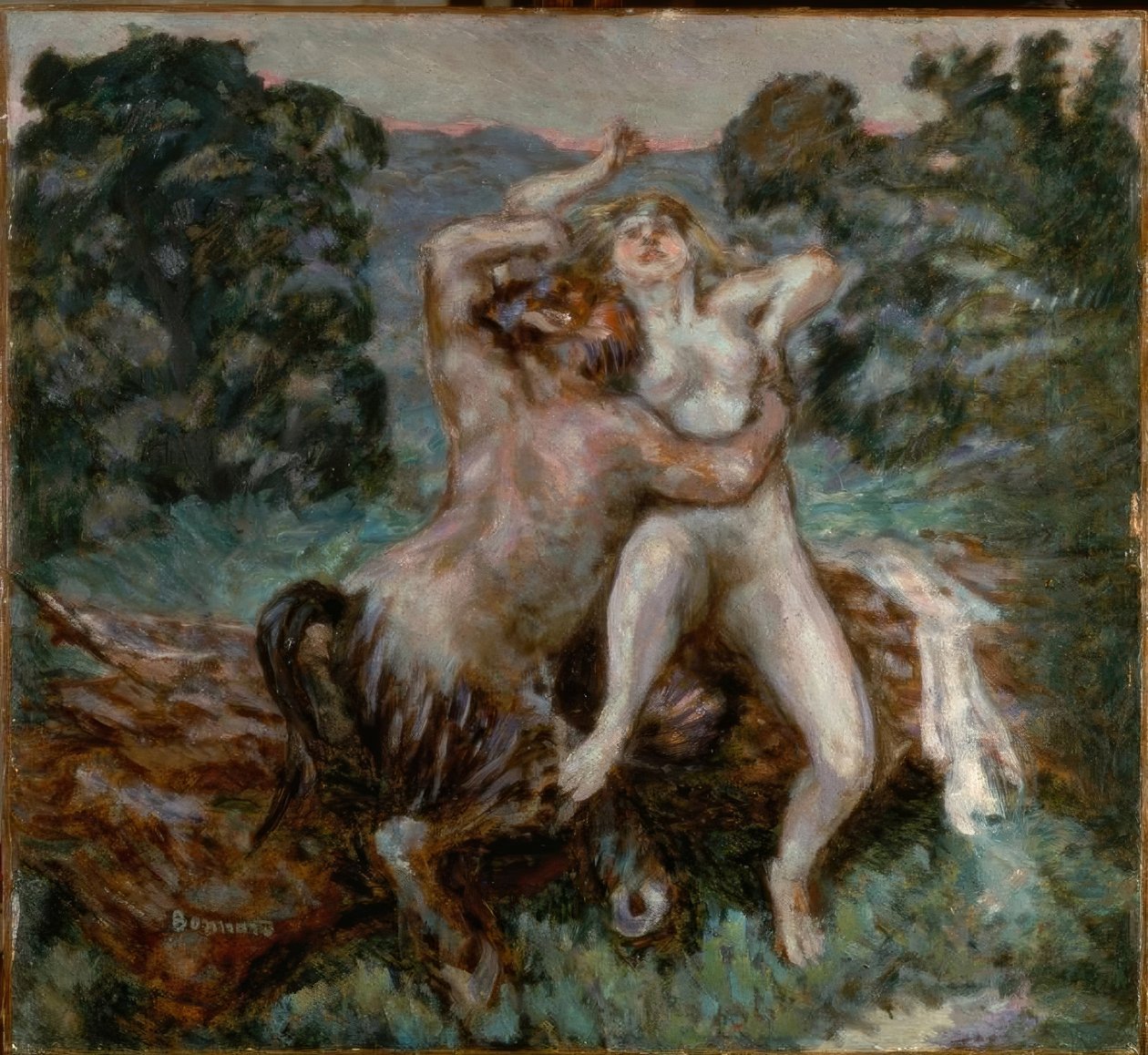 Bir faun için öğleden sonra by Pierre Bonnard
