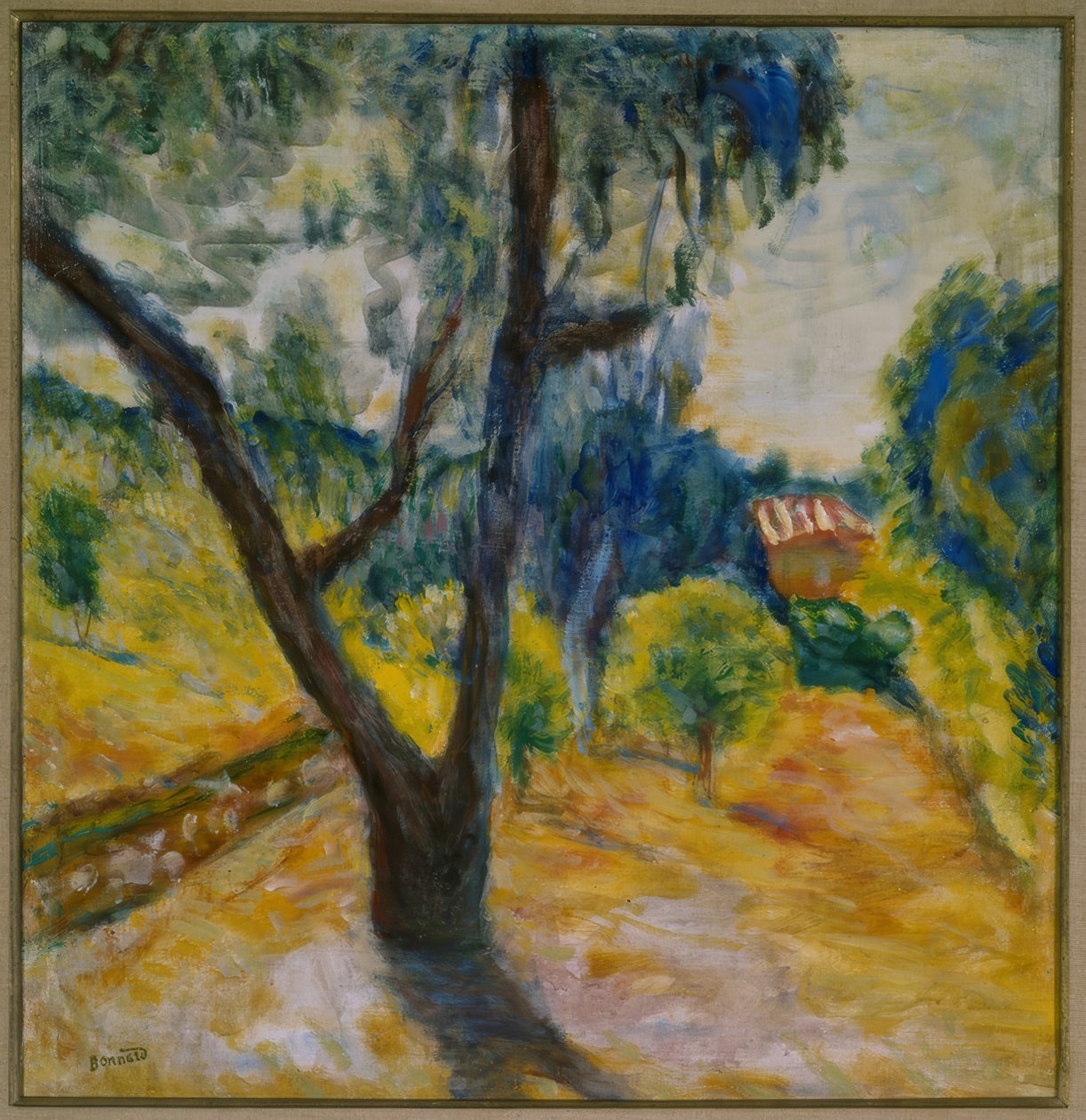 Zeytin ağacı ile manzara by Pierre Bonnard