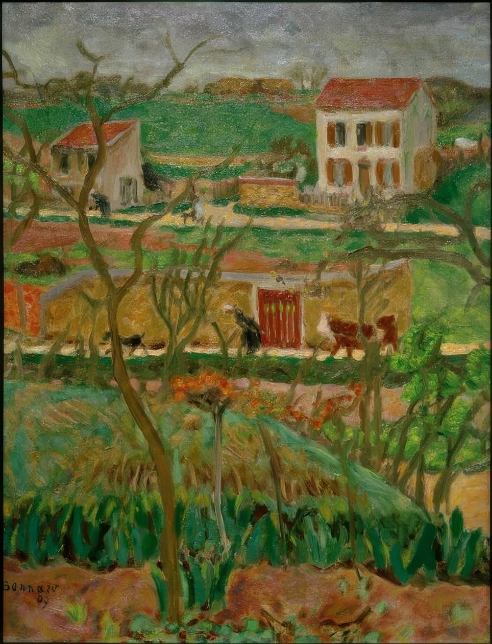 Yağmurlu manzara (Vernouillet) by Pierre Bonnard