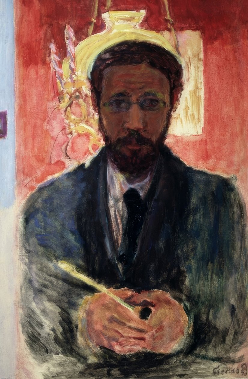 Borulu Otoportre by Pierre Bonnard