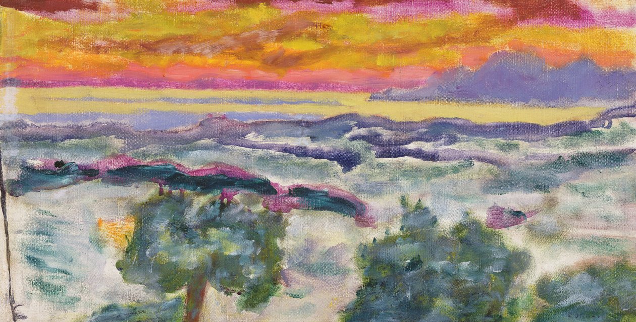 Günbatımı, 1939 by Pierre Bonnard