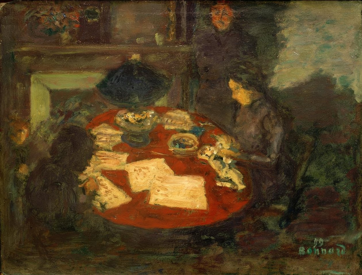lambanın altında by Pierre Bonnard
