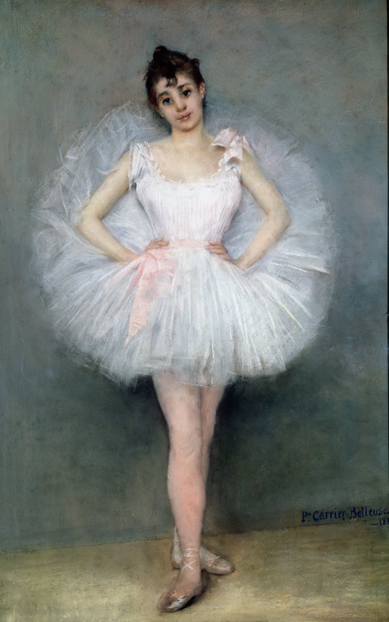 Genç Balerin Portresi by Pierre Carrier Belleuse