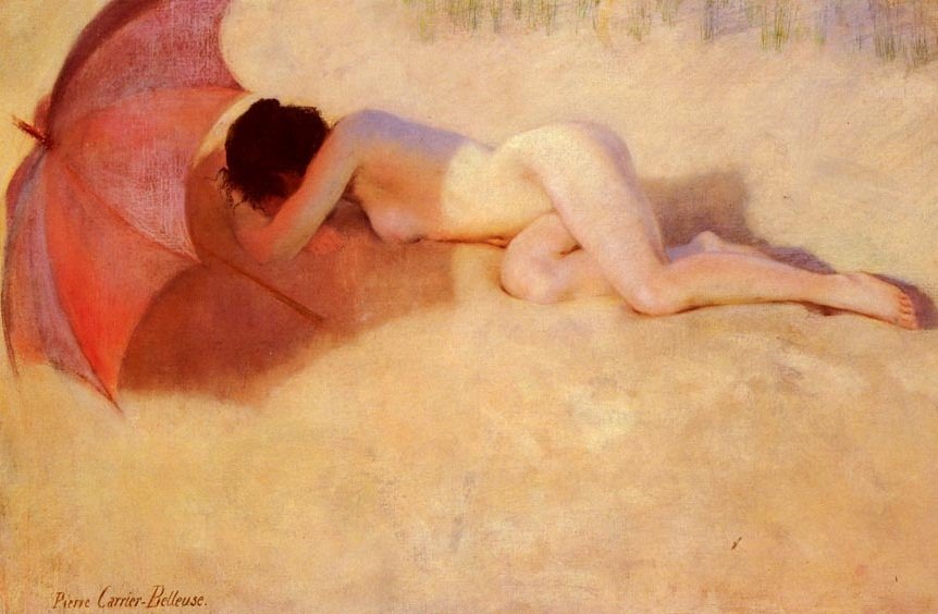 Şemsiye altında çıplak Şemsiye altında çıplak by Pierre Carrier Belleuse