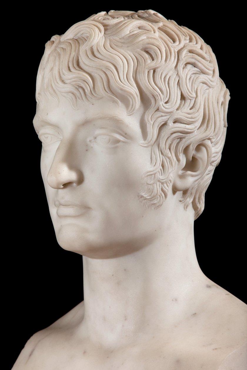 Louis Bonaparte büstü (mermer) (detay) (ayrıca bkz. 698741) by Pierre Cartellier