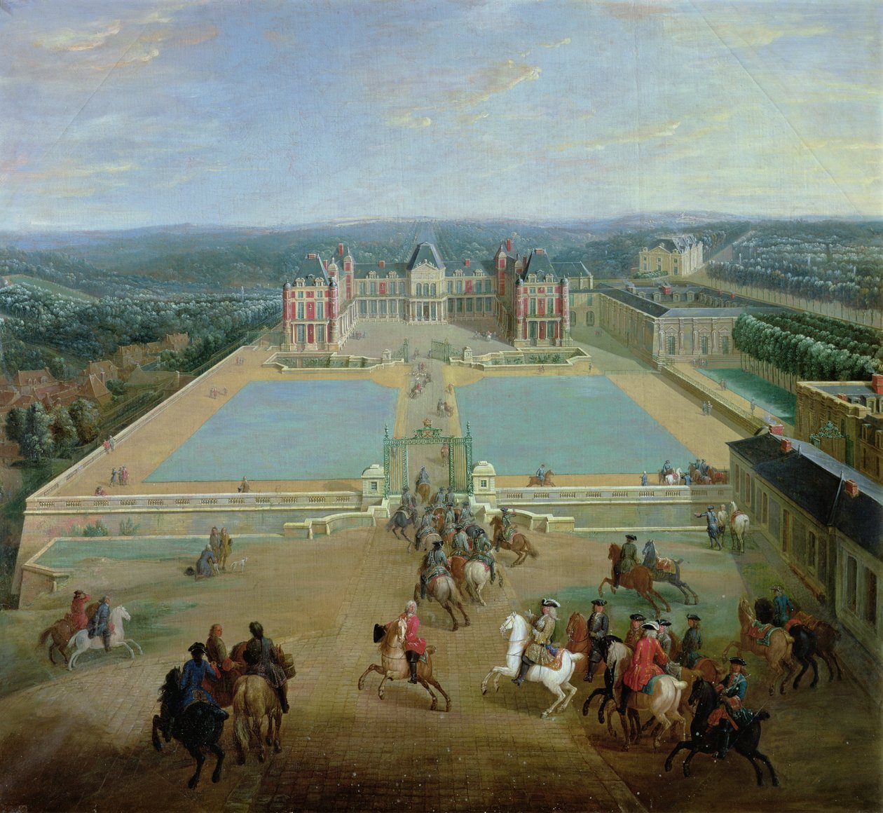 Caddenin yanından Chateau de Meudon, 1722 by Pierre Denis Martin