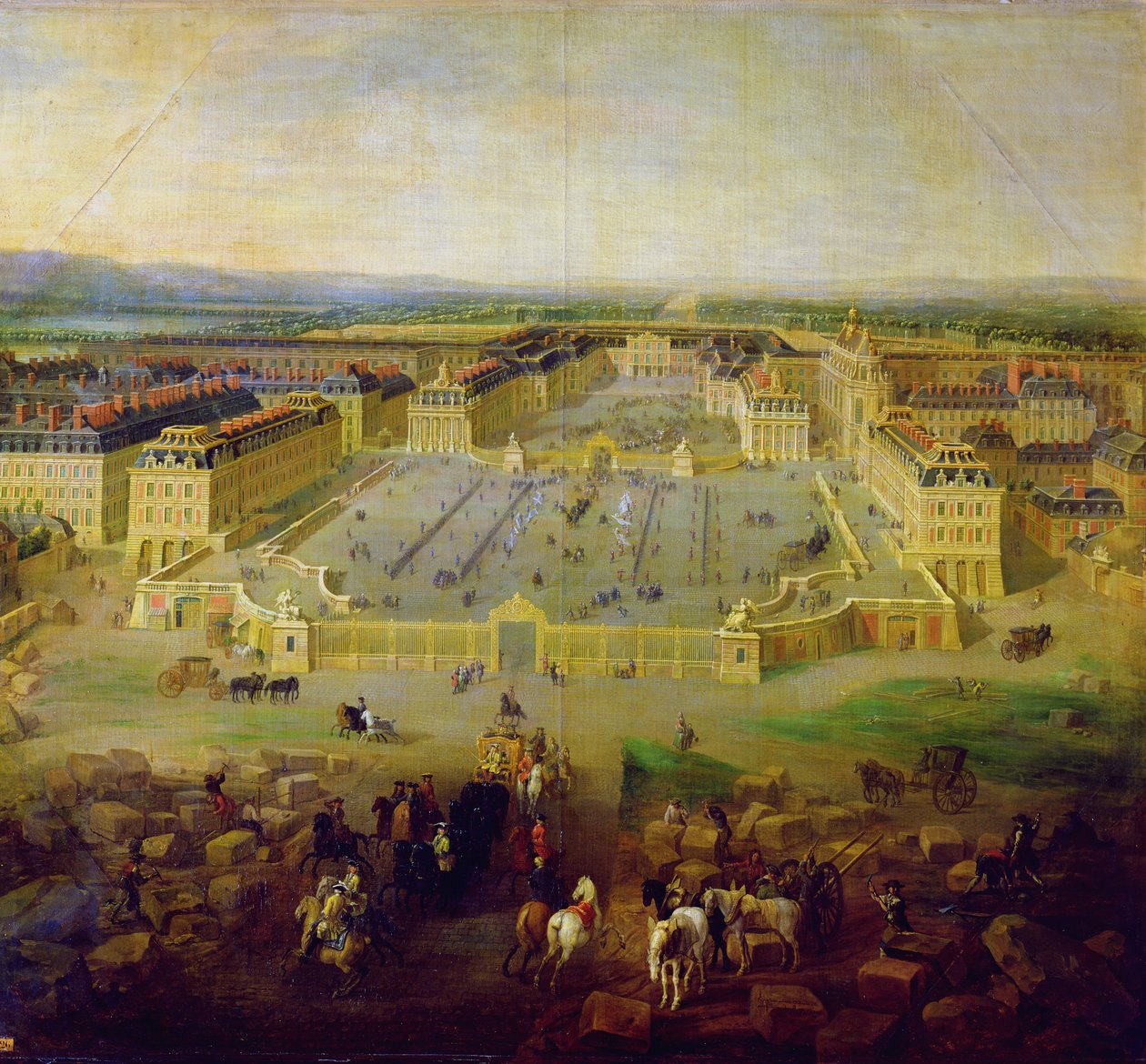 Chateau de Versailles ve Place d