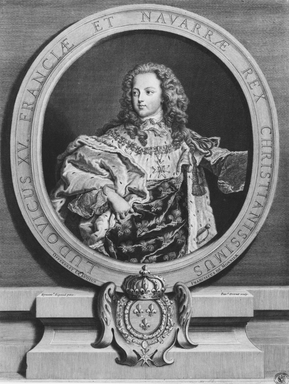 Louis XV bir çocuk olarak by Pierre Imbert Drevet