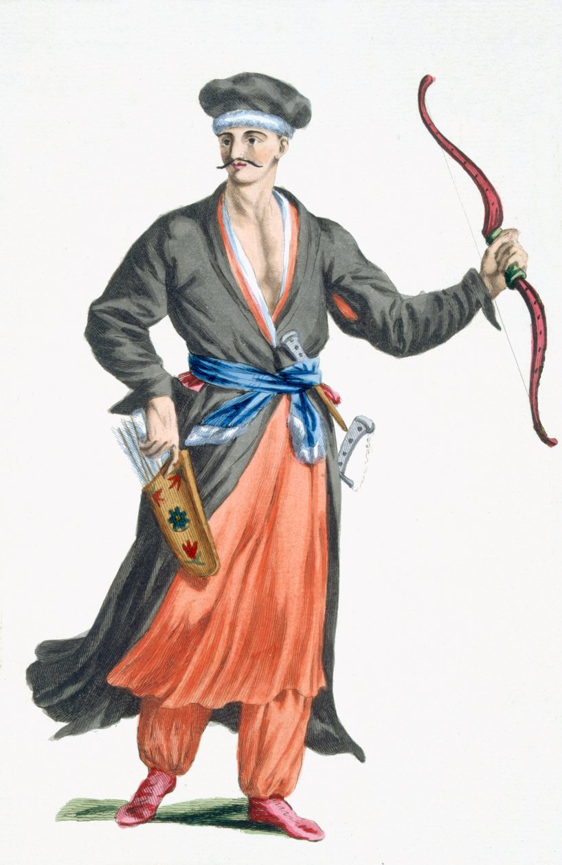 Bir Çerkes Soylusu, 1780 by Pierre Duflos