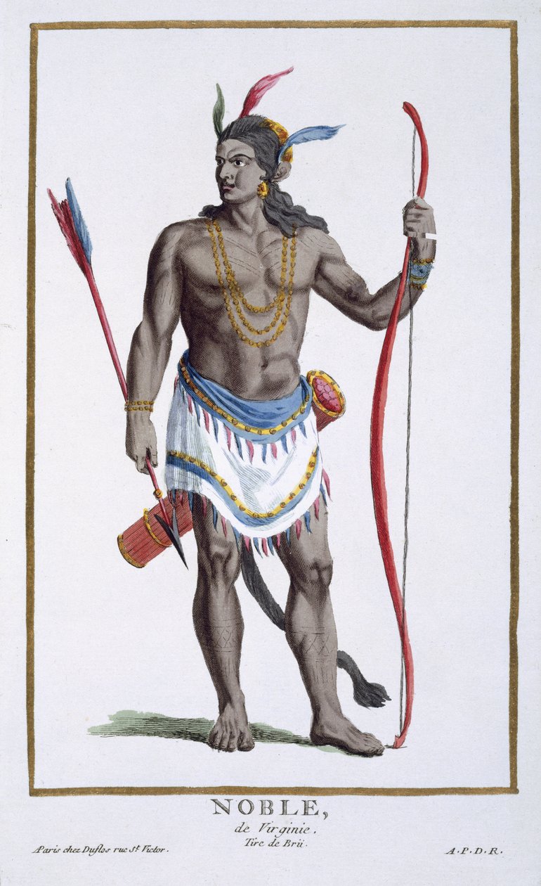 Virginia'dan Bir Soylu, 1780 by Pierre Duflos