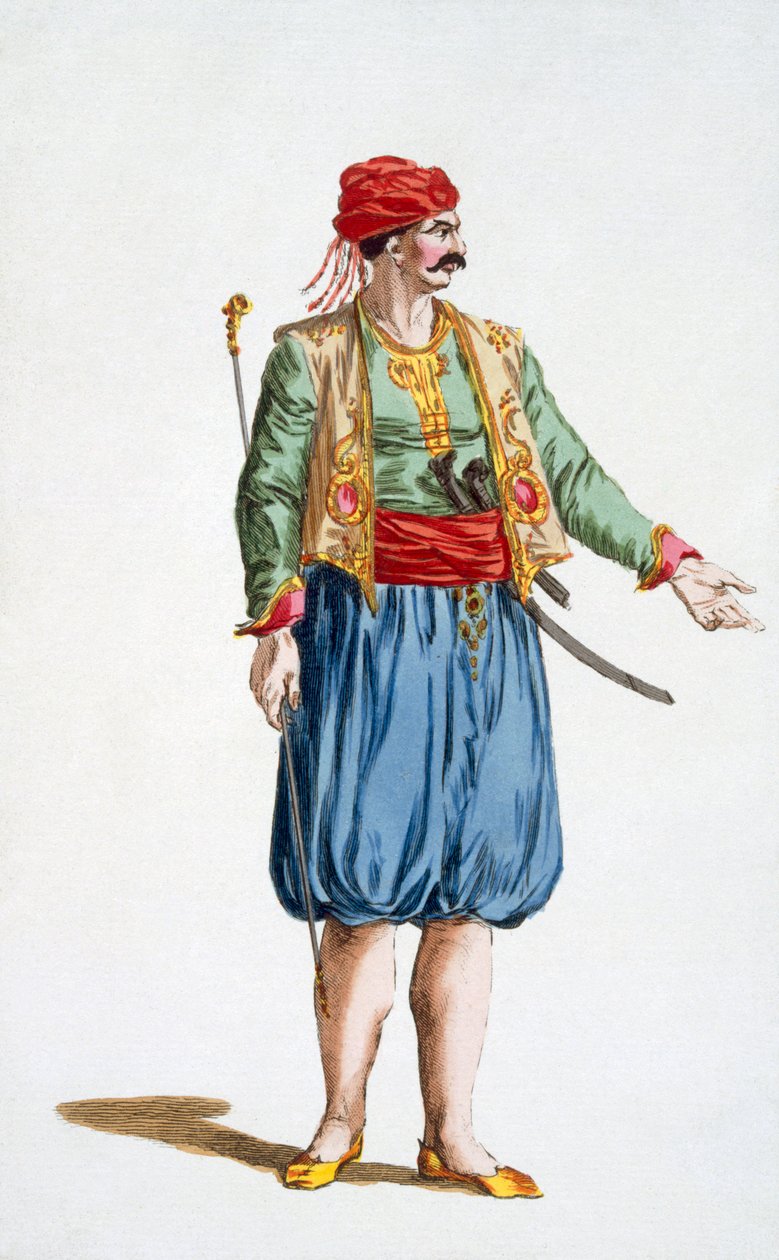 Türk Donanmasının Bir Askeri, 1780 by Pierre Duflos