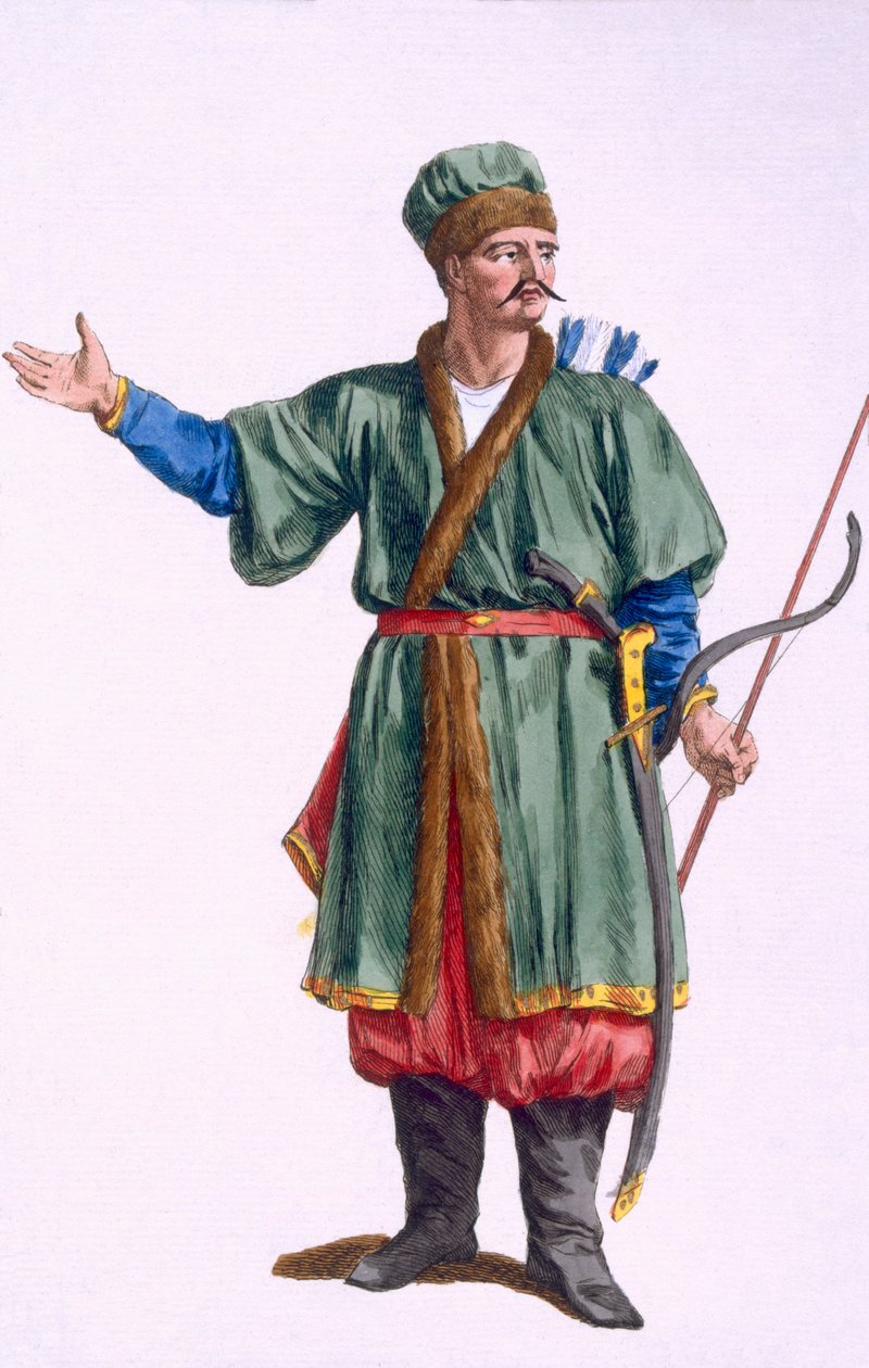 Kırım Tatarı, 1780 by Pierre Duflos