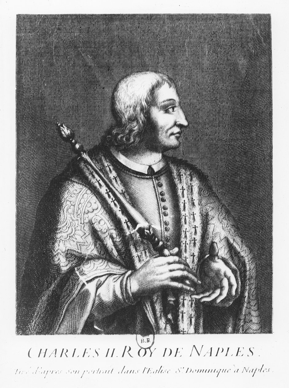 Charles II, the Lame, King of Naples  by Pierre Duflos