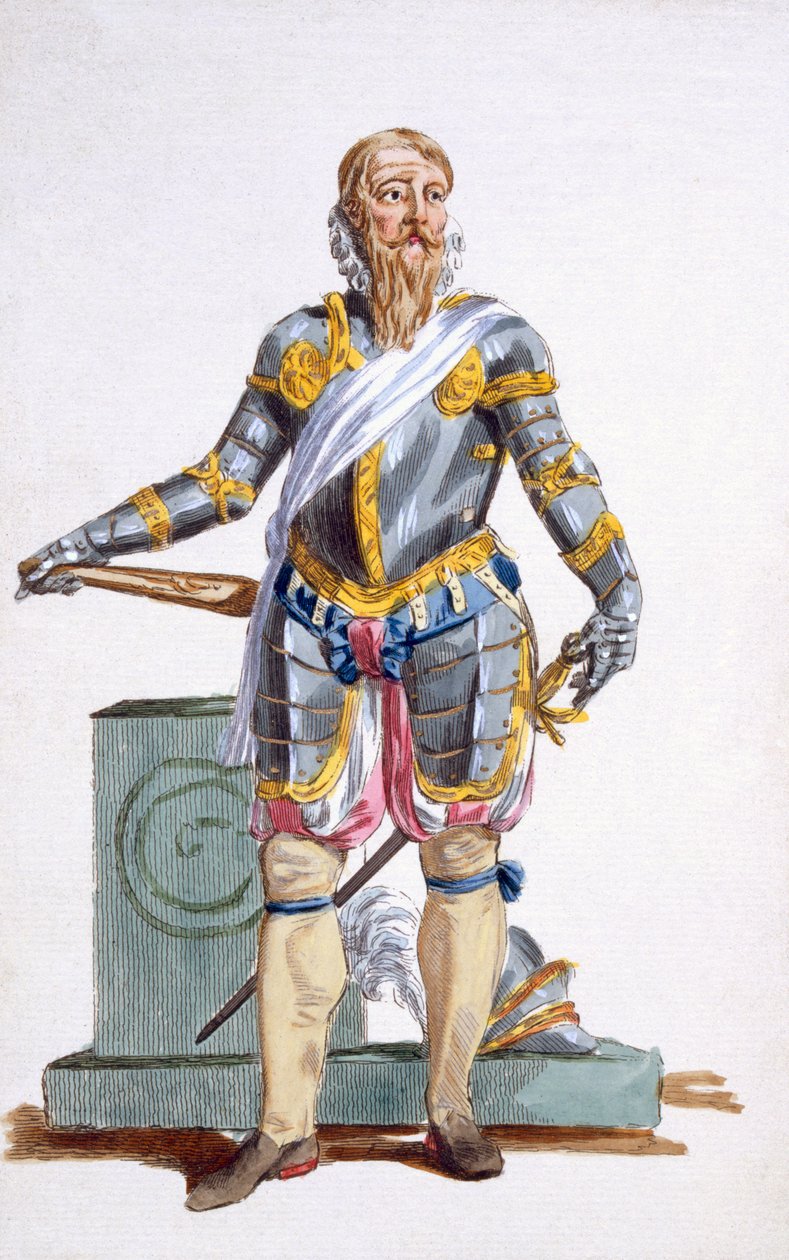 Daniel Laurenza, Danimarka Ordusu Generali, 1780 by Pierre Duflos
