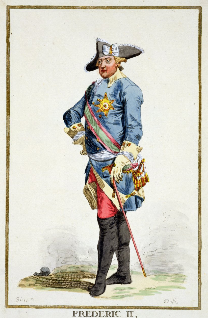Büyük Frederick (1712-86) Prusya Kralı (1740-86), 