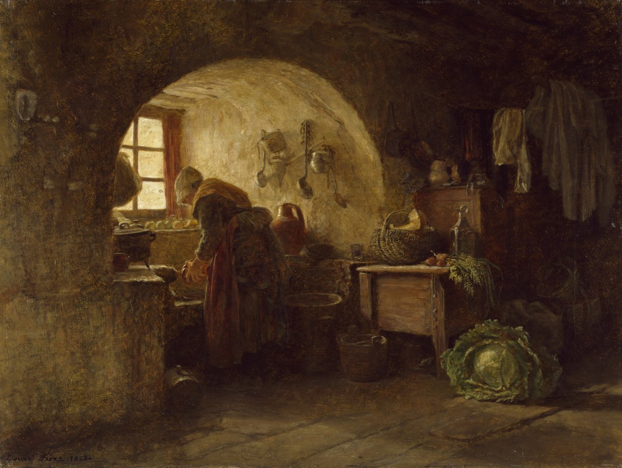 Osmington Mills, Nr Weymouth by Pierre Edouard Frere