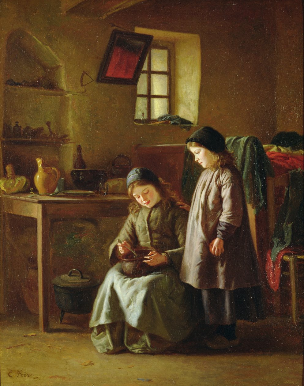 Kız kardeşler by Pierre Edouard Frere