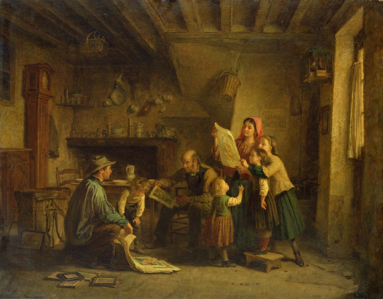 Sanat Satıcısı by Pierre Edouard Frere