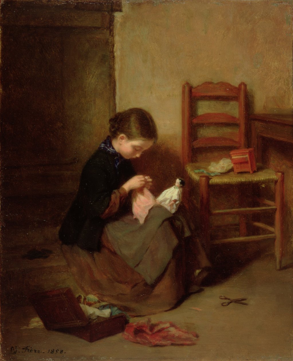Küçük Terzi, 1858 by Pierre Edouard Frere