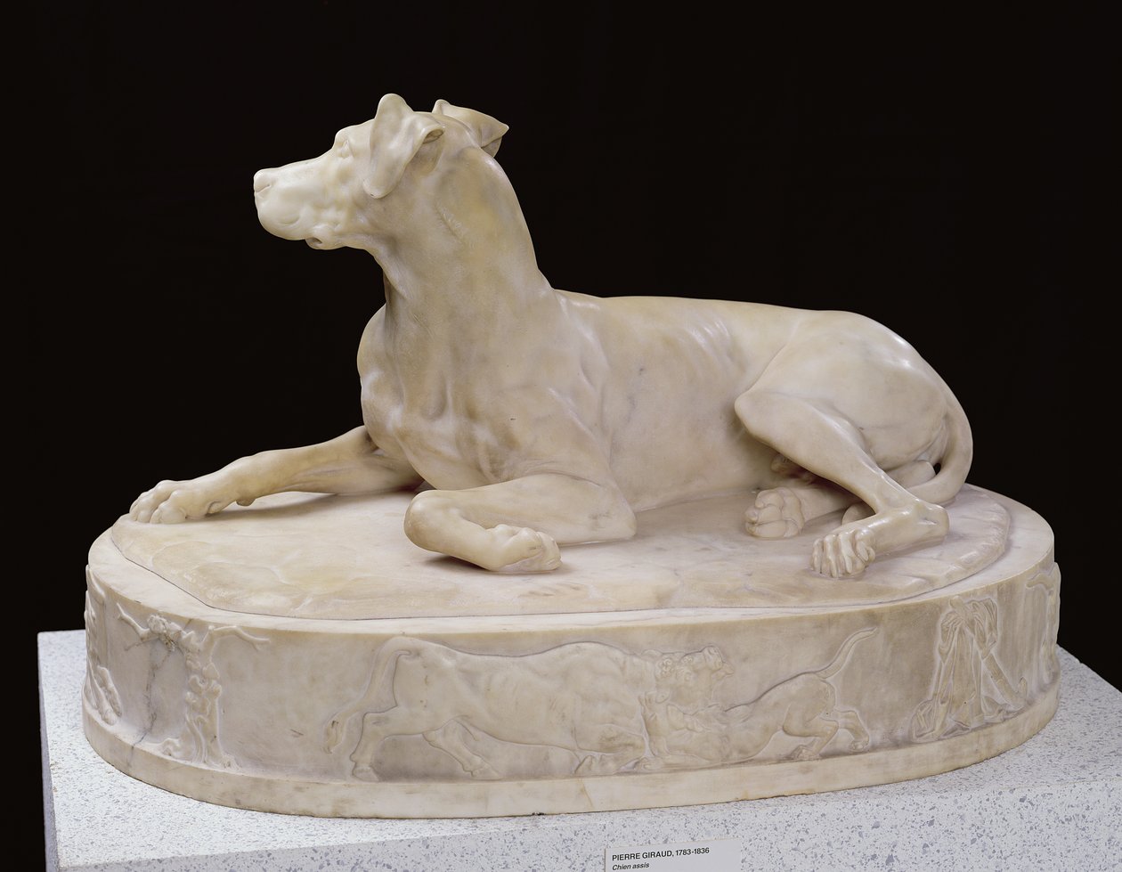 Bir Köpek, 1827 (mermer) (ayrıca bkz. 223452) by Pierre Francois Gregoire Giraud