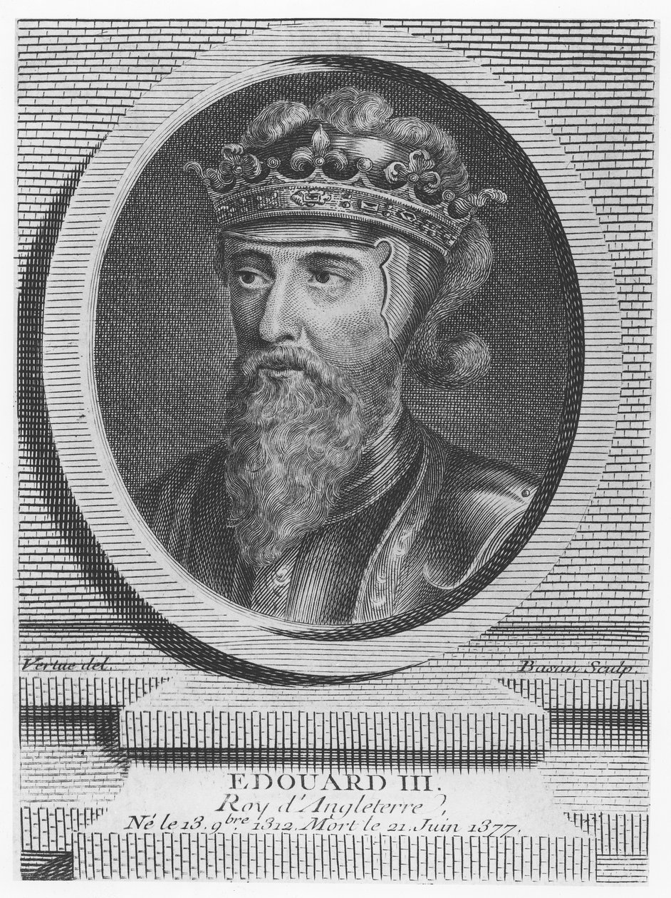 Edward III, İngiltere Kralı by Pierre François Basan