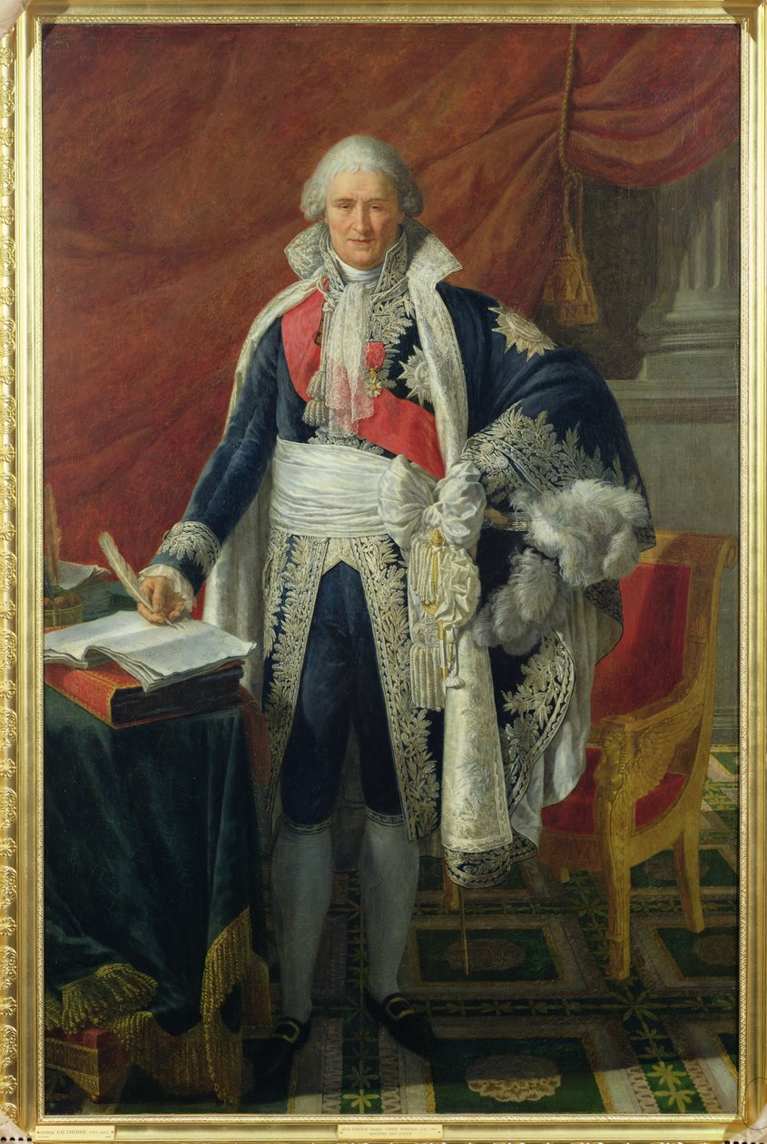 Kont Jean-Etienne-Marie Portalis (1746-1807) 1806 by Pierre Gautherot