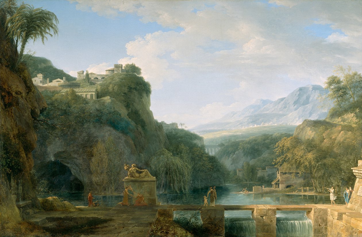 Antik Yunanistan Manzarası, 1786 by Pierre Henri de Valenciennes