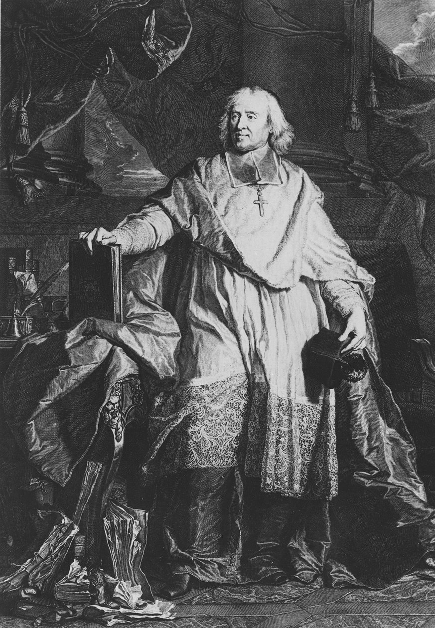 Jacques Benign Bossuet by Pierre Imbert Drevet