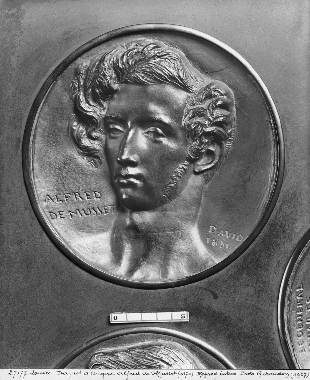 Alfred de Musset, 1831 (bronz) by Pierre Jean David d