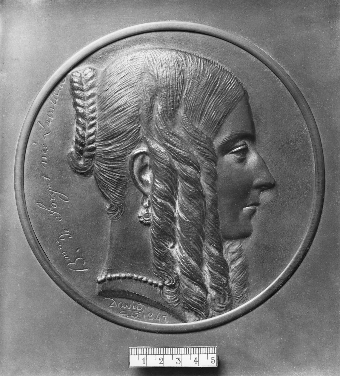 Baronne de Forget, doğan Lavalette, 1847 (bronz) by Pierre Jean David d