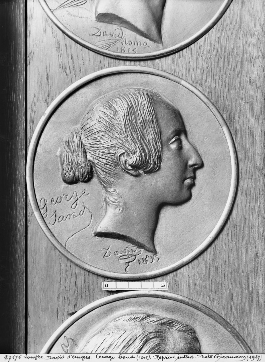 George Sand, 1833 (bronz) by Pierre Jean David d