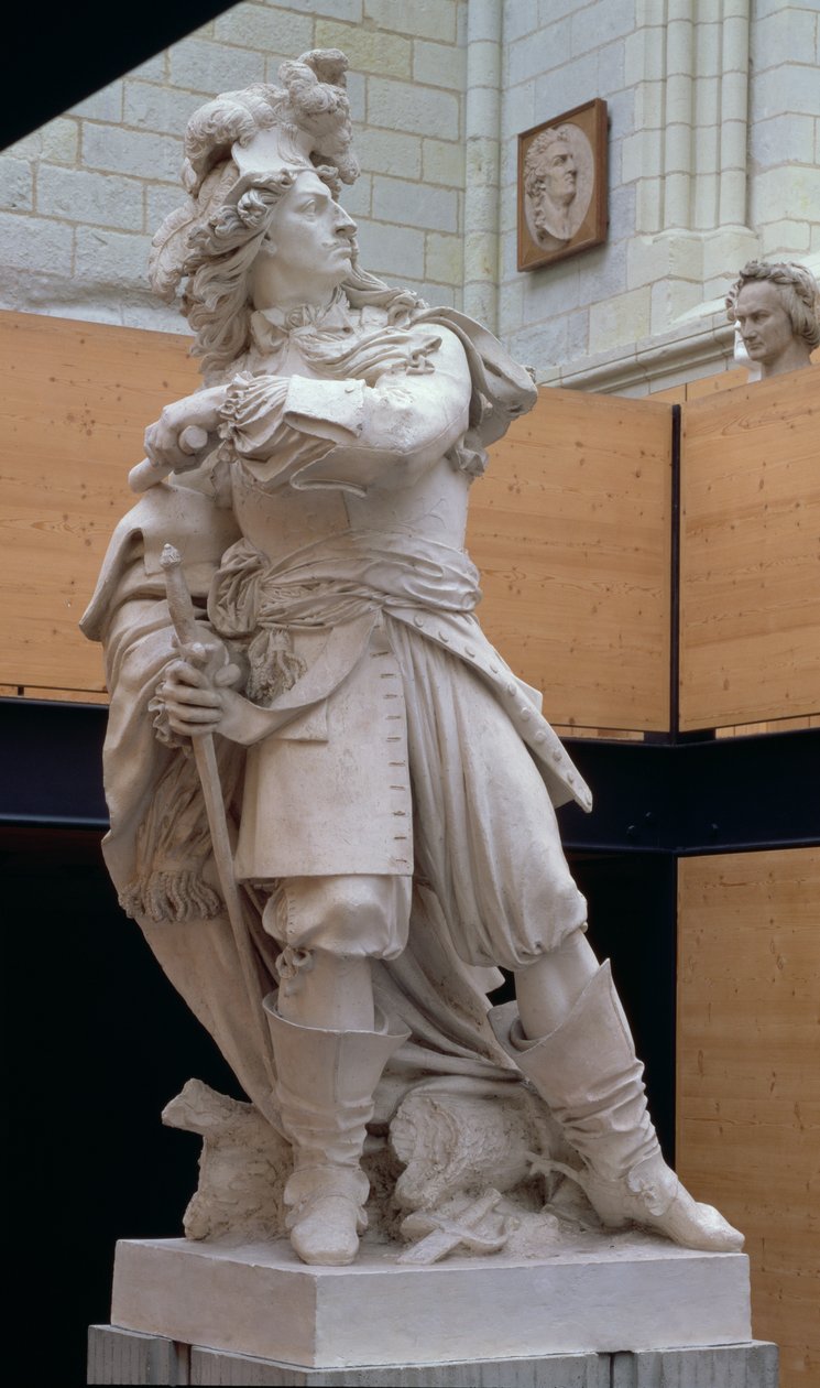 Louis II, Bourbon ve Conde 4. Prensi (1621-86), 1817 (alçı) by Pierre Jean David d