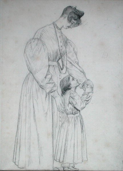 Madam de Gisors ve kızı, 1827 by Pierre Jean David dAngers