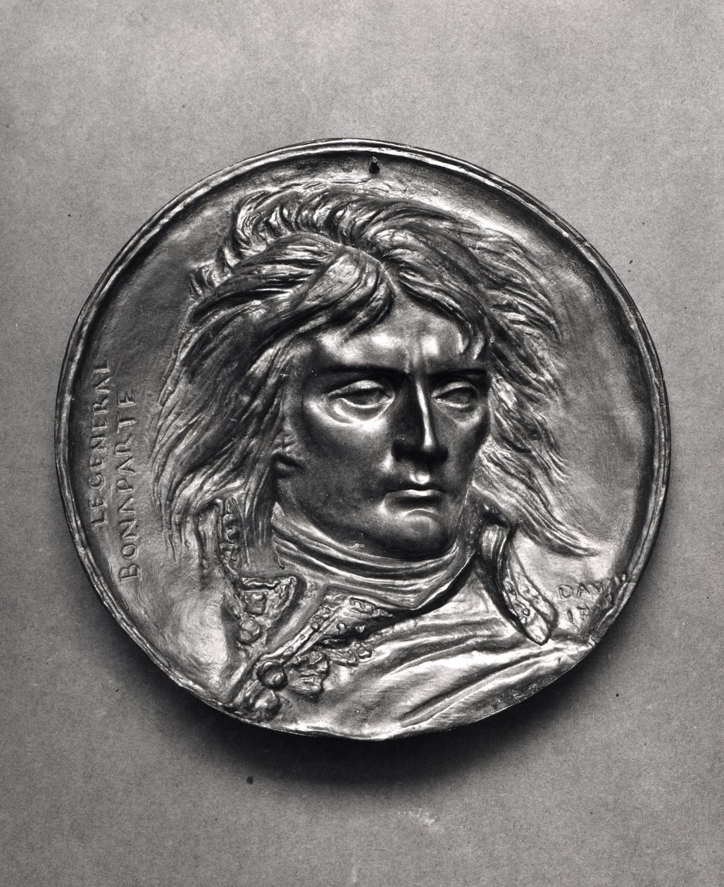General Bonaparte'ın (1769-1821) portre madalyonu 1830 dolayları (bronz) by Pierre Jean David d