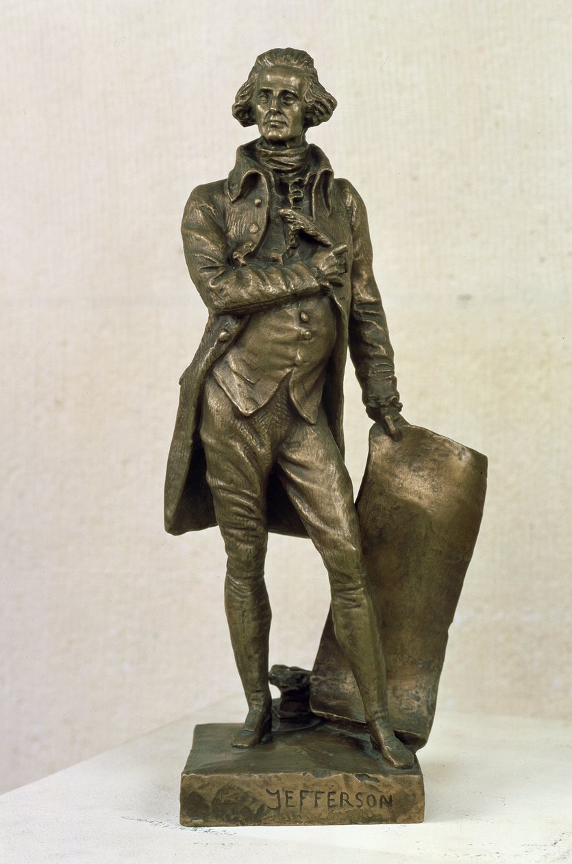 Thomas Jefferson (1743-1826) (bronz) by Pierre Jean David d