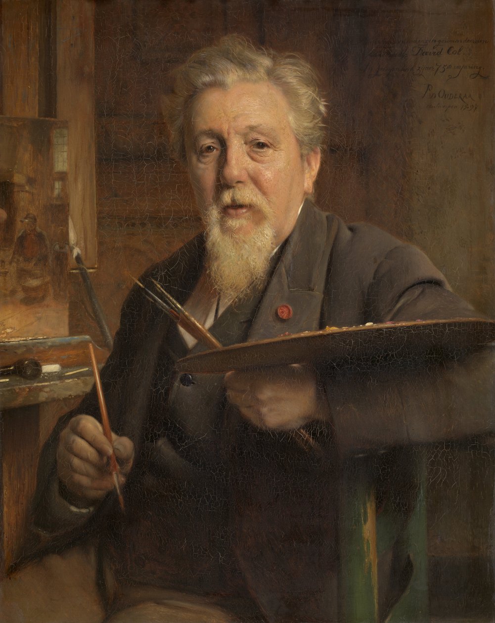 Ressam Jan David Col by Pierre Jean van der Ouderaa